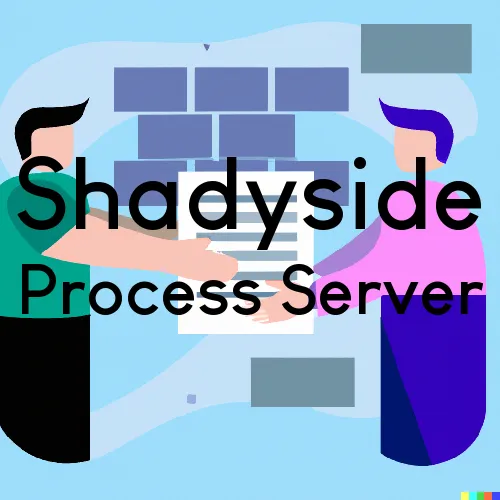 Shadyside, Pennsylvania Process Servers
