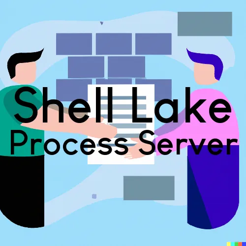 Shell Lake, WI Process Servers in Zip Code 54871