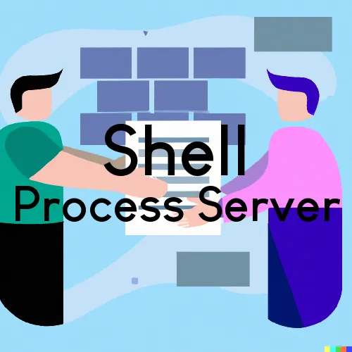 Shell, Wyoming Process Servers