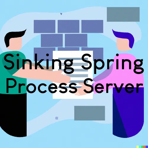 Sinking Spring Process Server, “Guaranteed Process“ 