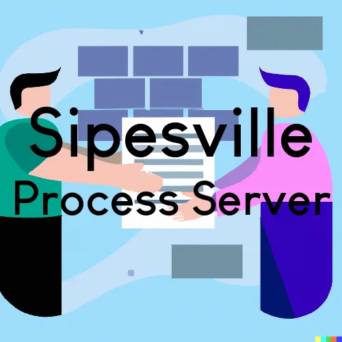 Sipesville, PA Process Server, “Process Support“ 