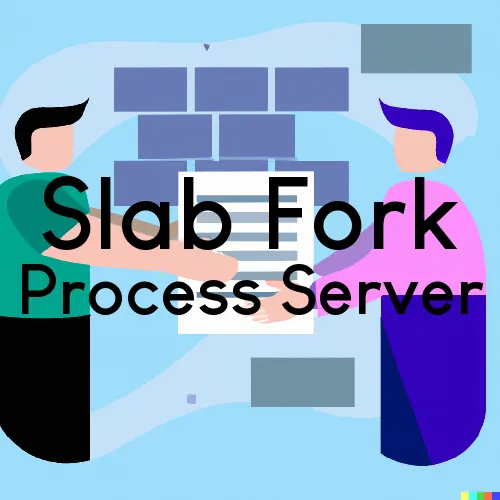 Process Servers in Slab Fork, West Virginia 