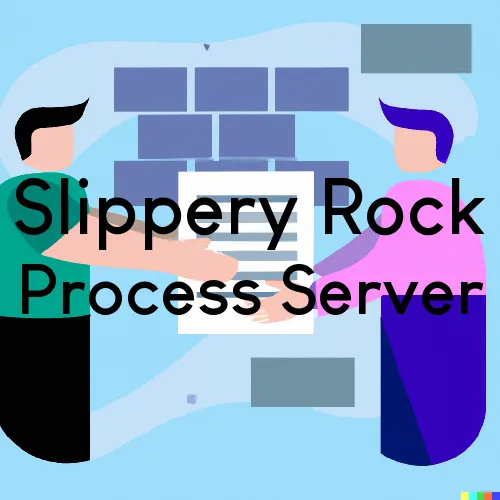 Slippery Rock Process Server, “On time Process“ 