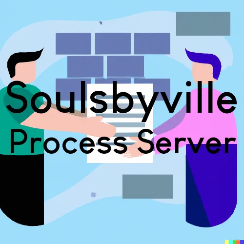 Soulsbyville, CA Process Servers in Zip Code 95372