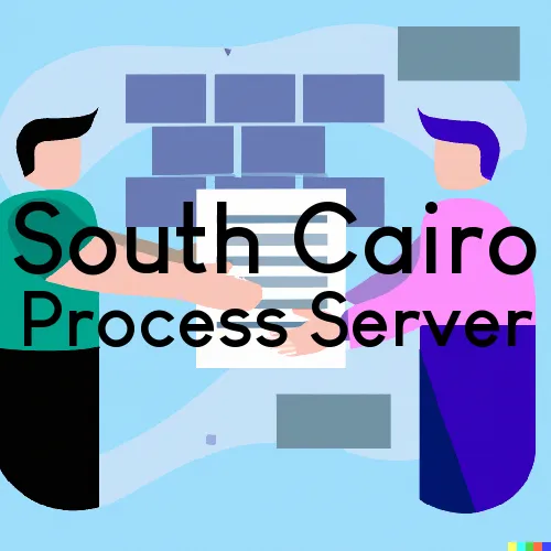 South Cairo, NY Process Servers and Courtesy Copy Messengers