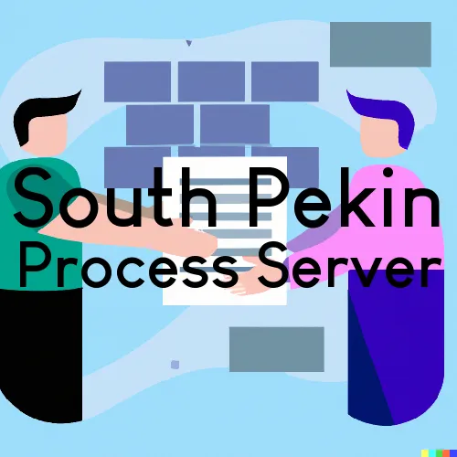 South Pekin, IL Process Server, “Process Servers, Ltd.“ 