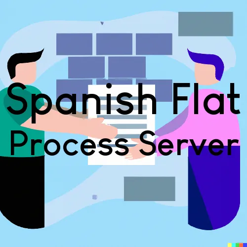 Spanish Flat, CA, Zip Code 94558 Process Servers