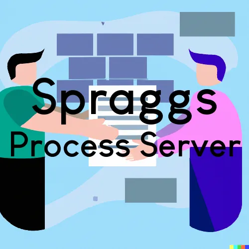 Spraggs, PA Process Servers and Courtesy Copy Messengers
