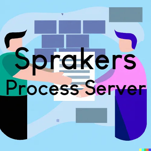 Sprakers, NY Process Server, “Chase and Serve“ 