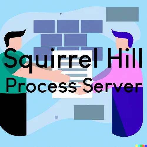 Squirrel Hill, PA Process Servers and Courtesy Copy Messengers