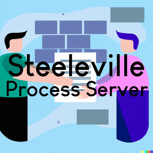 Steeleville Subpoena Process Servers in Zip Code 62288 