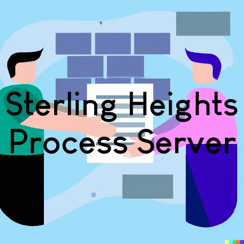 Sterling Heights, MI Process Server, “Alcatraz Processing“ 