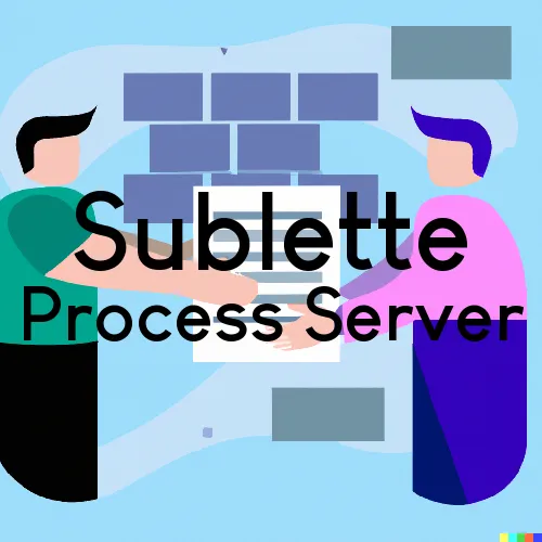 Process Servers in Sublette, Kansas 