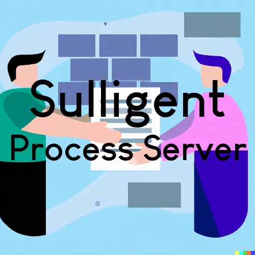 Sulligent, Alabama Process Servers and Field Agents