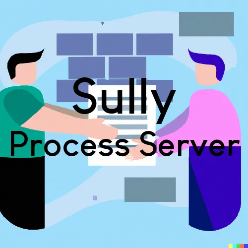 Sully, IA Process Servers and Courtesy Copy Messengers