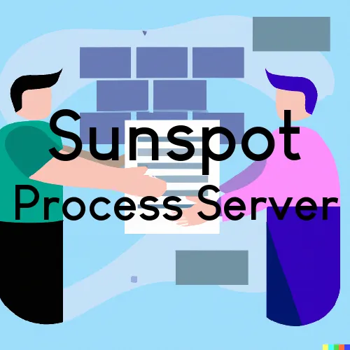 Process Servers in Sunspot, New Mexico 