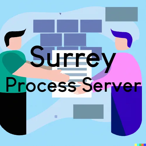 Surrey, North Dakota Court Couriers and Process Servers