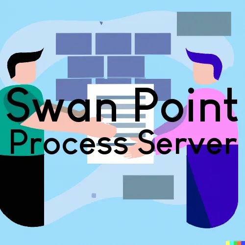 Swan Point, MD Process Servers in Zip Code 20645