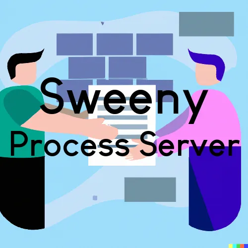 Sweeny, TX Process Servers in Zip Code 77480