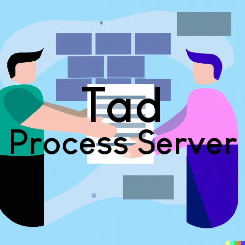 Tad, West Virginia Process Servers