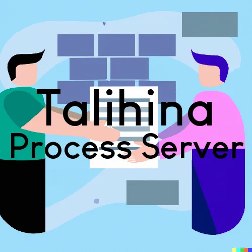 Talihina, OK Process Servers in Zip Code 74571