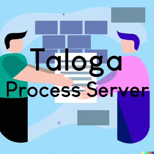 Taloga, OK Process Servers in Zip Code 73667
