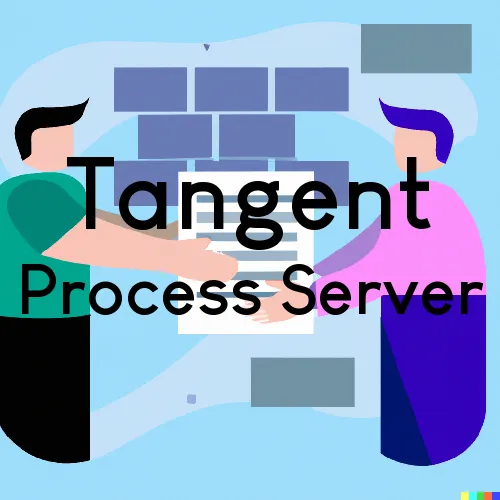 Tangent, OR Process Servers and Courtesy Copy Messengers