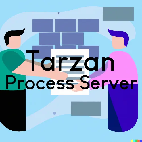 Tarzan, TX Process Servers and Courtesy Copy Messengers