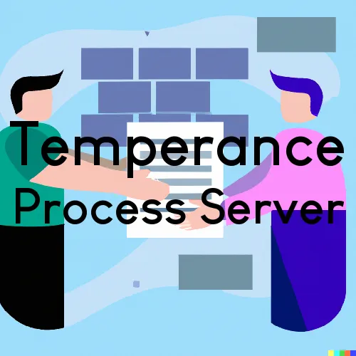 Temperance, MI Process Servers in Zip Code 48182