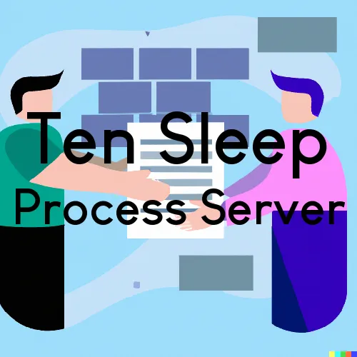 Ten Sleep, WY Process Servers in Zip Code 82442
