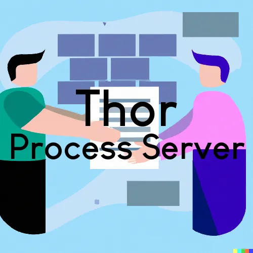 Thor, Iowa Subpoena Process Servers