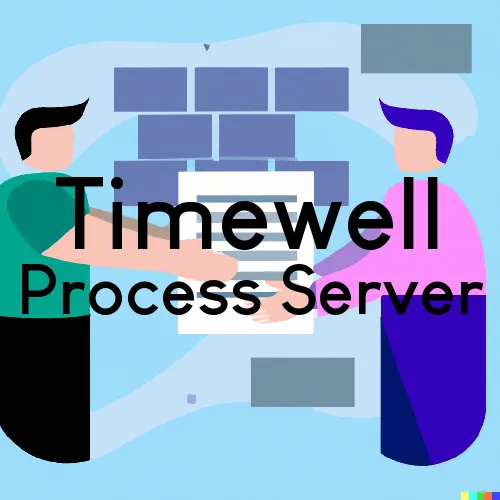 Timewell, IL Process Server, “Server One“ 
