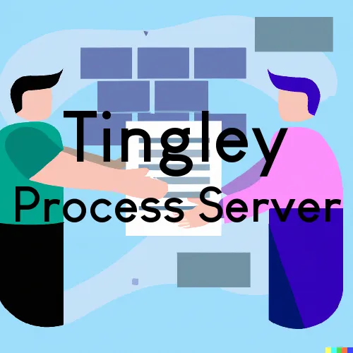 Tingley, Iowa Process Servers