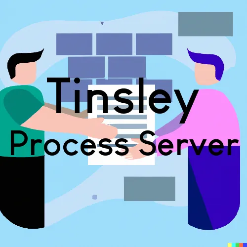 Tinsley, Mississippi Process Servers