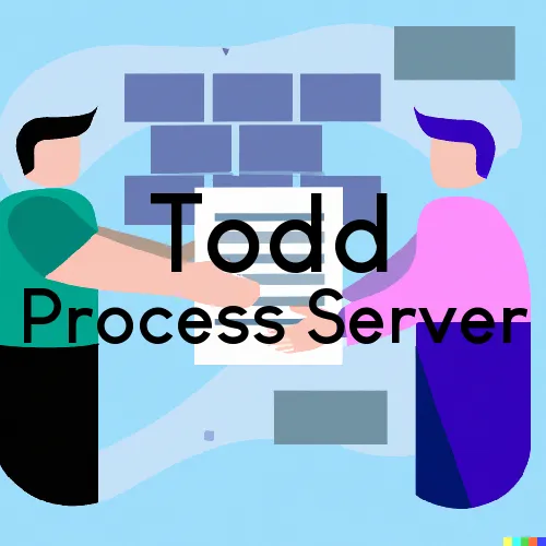 Todd, NC Process Servers and Courtesy Copy Messengers