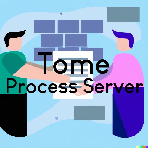 Tome, NM Process Server, “Server One“ 