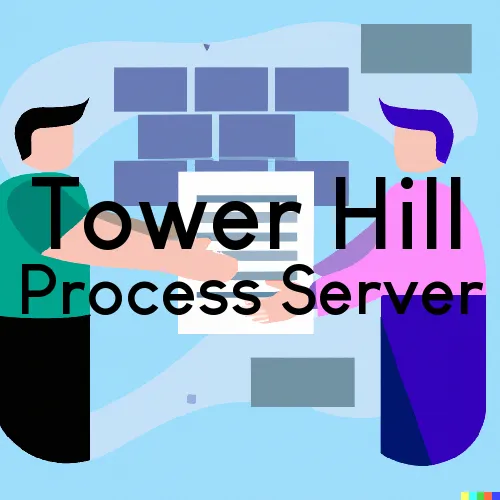 Tower Hill, Illinois Process Servers