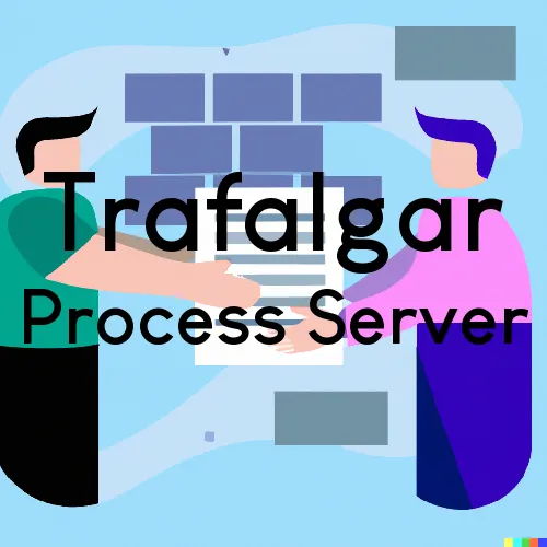Trafalgar, IN Process Servers and Courtesy Copy Messengers