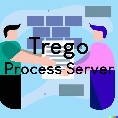 Trego, Wisconsin Process Servers