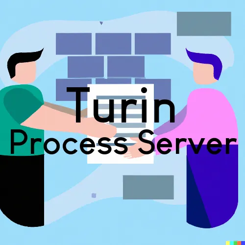 Process Servers in Turin, New York 