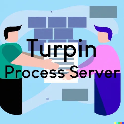 Turpin, Oklahoma Process Servers