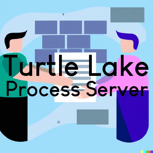 Turtle Lake, Wisconsin Process Servers