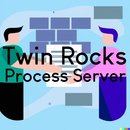 Twin Rocks, Pennsylvania Process Servers and Field Agents