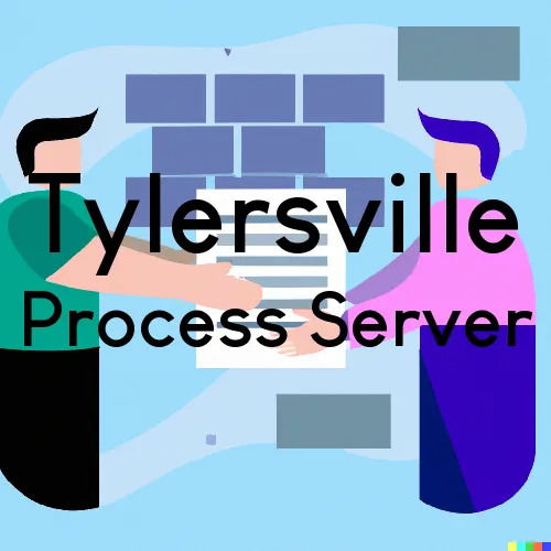 Tylersville, PA Process Servers and Courtesy Copy Messengers