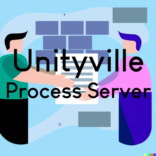 Unityville, PA Process Server, “Chase and Serve“ 