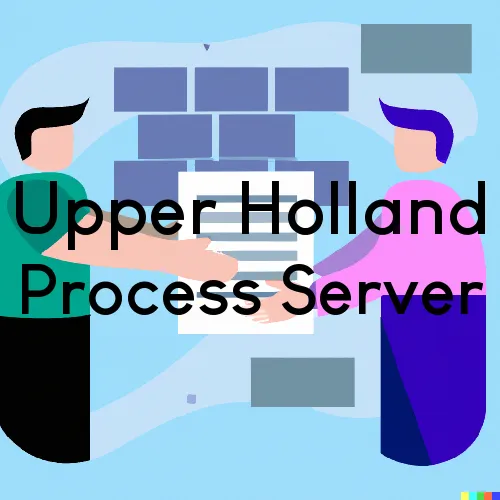 Upper Holland, PA Process Server, “Alcatraz Processing“ 