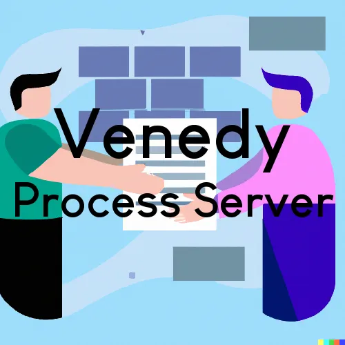 Venedy, Illinois Process Servers and Field Agents