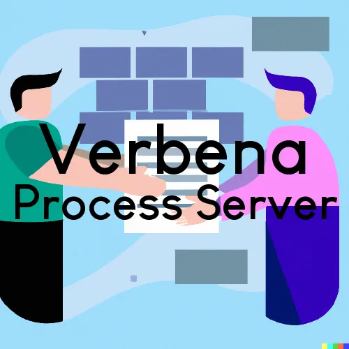  Verbena, Alabama Process Servers 