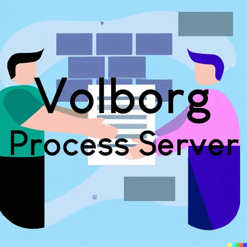 Courthouse Runner and Process Servers in Volborg