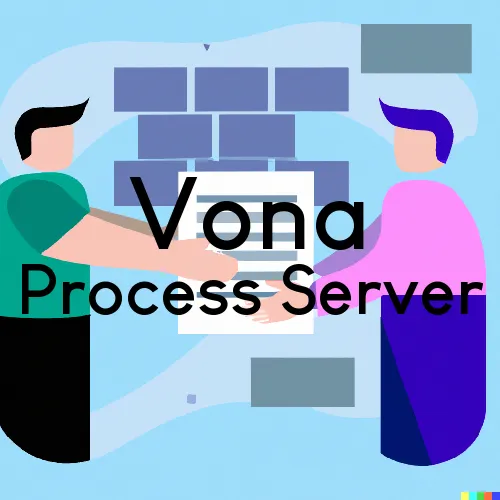 Vona, CO Process Server, “Serving by Observing“ 